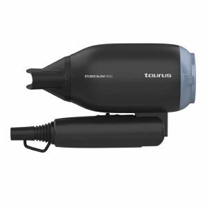 Secador de pelo plegable de viaje Taurus STUDIO GLOW 1500, 1400W, negro