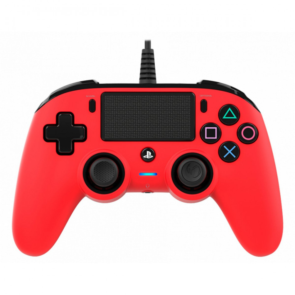 MANDO PS4 NACON COMPACT ROJO RED