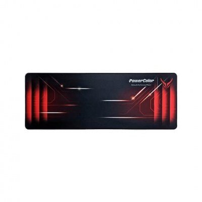 Alfombrilla powercolor red devil gaming 800mm x 300mm - polyester - base antideslizante