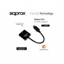 ADAPTADOR DISPLAY PORT A VGA APPROX APPC15