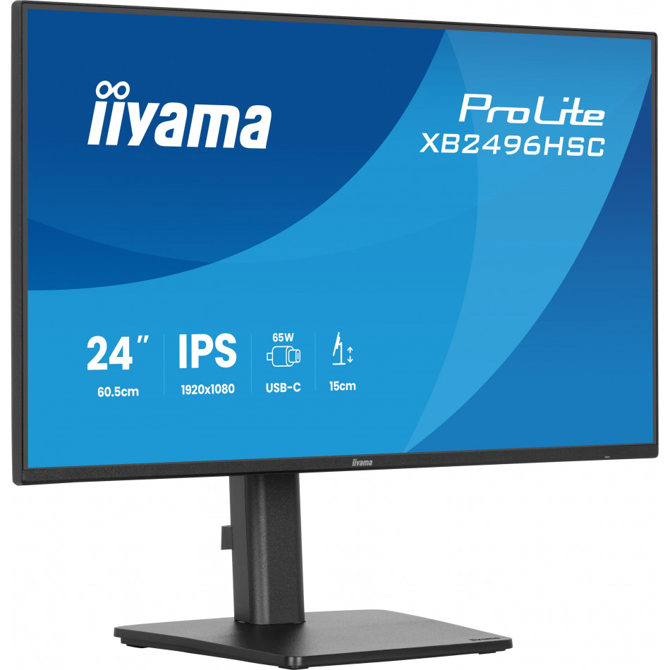 ProLite XB2496HSC-B1 pantalla para PC 60,5 cm (23.8) 1920 x 1080 Pixeles Full HD LED Negro