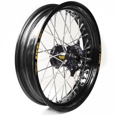 Rueda completa Haan Wheels aro negro 17-4,50 buje negro 1 76008/3/3 1 76008/3/3