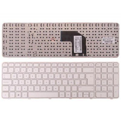 Teclado compatible para portátil HP g6-2000 blanco ( con marco )