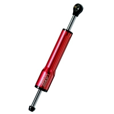 Cilindro amortiguador de dirección Bitubo color Rojo L.332mm A1011SSWNB