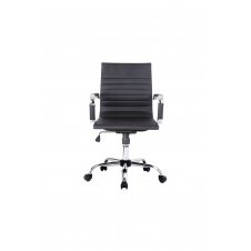 Equip 651002 silla de oficina asiento respaldo acolchado negro