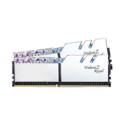 Memoria ram ddr4 16g 2x8g pc3600 g.skill trident z roy royal silver - rgb - cl18 - 22 - 22 - 42
