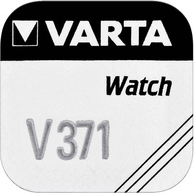 Pila Reloj 371 VARTA Oxido Plata 1,55Vdc SR920SW