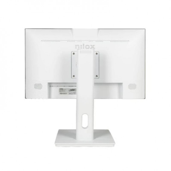 Monitor Nilox NXM24REGWEB01W, 23,8 pulgadas, Full HD, IPS, 75 Hz, 5 ms, altura regulable, altavoces, HDMI, DisplayPort, VGA, blanco - imagen 3