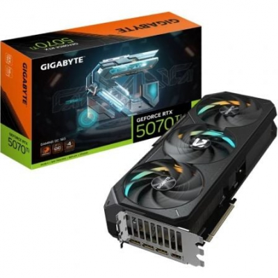 Tarjeta Gráfica Gigabyte GeForce RTX 5070Ti Gaming OC 16G/ 16GB GDDR7