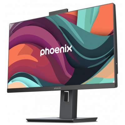 Ordenador pc all in one aio phoenix unity 27 pulgadas fhd ajustable altura y rotativo - web cam - intel i5 14400 - 16 gb ddr5 - 1 tb ssd win11pro