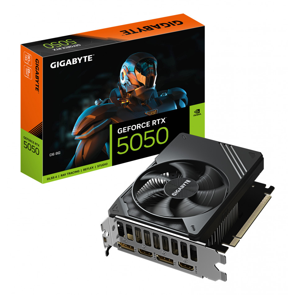 Tarjeta Gráfica Gigabyte GeForce RTX 5050 D6 8G/ 8GB GDDR6