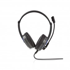 Nedis GHST200BK auricular y casco Auriculares Alámbrico Diadema Juego Negro
