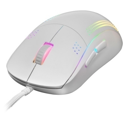 Ratón Gaming Mars Gaming MMPRO/ Hasta 32000 DPI/ Blanco