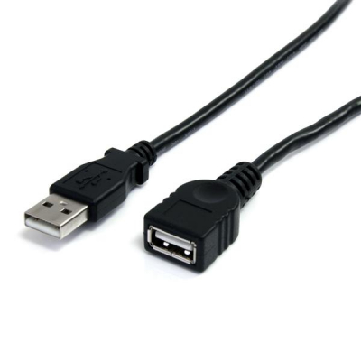 Cable de 91cm de Extensión USB 2.0 - Alargador USB A Macho a Hembra - Extensor