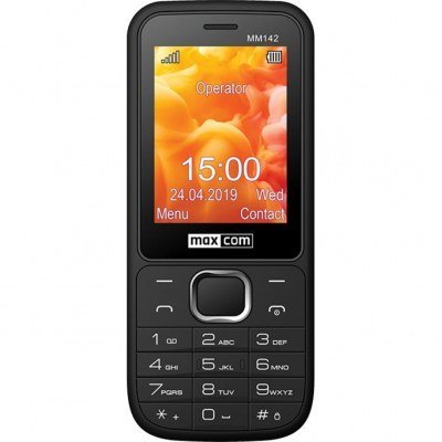 Telefono movil maxcom classic mm142 negro - 2.4pulgadas - 0.3mpx - 2g