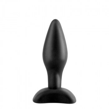 Plug Anal Mini Silicona - Color Negro