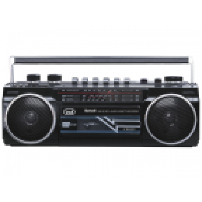 RADIO GRABADORA TREVI USB SD BLUETOOTH CASSETTE RR 501 BT NEGRO
