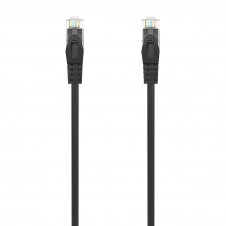AISENS Cable de Red Latiguillo RJ45 LSZH Cat.6A 500 Mhz UTP AWG24, Negro, 25CM