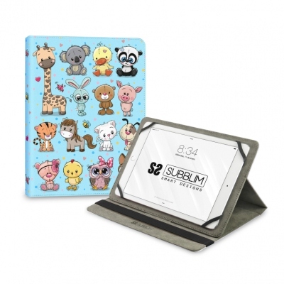 FUNDA TABLET SUBBLIM TRENDY CASE ANIMALS 11