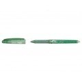 Pilot Boligrafo de gel borrable Frixion Point - Punta fina de aguja 0.5mm - Trazo 0.25mm - Grip ergonomico - Color Verde