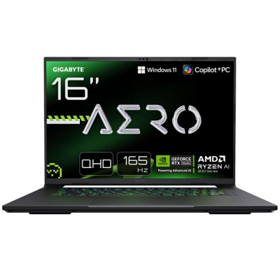 Portatil gigabyte aero x16 2wha3esc65ah rai9 - 370hx - 32gb - ssd 1tb - rtx 5070 8gb - 16 pulgadas fhd - w11h