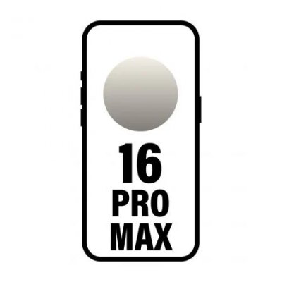 Smartphone Apple iPhone 16 Pro Max 256GB/ 6.9/ 5G/ Titanio Natural