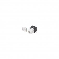 CONECTOR LANBERG KEYSTONE RJ45 HEMBRA EXTERNO LSA INTERNO SIN HERRAMIENTAS UTP CAT 5E PARA CABLES 22-26AWG KSU5-2000