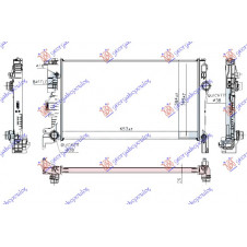 RADIATOR ALL MODELS PETROL/DIESEL (650x370x26) (NRF)