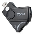 LECTOR EXTERNO DE DNIE TOOQ VISION TQR-3012B USB-A 2.0 DNIe 4.0 SIM SD SF NEGRO