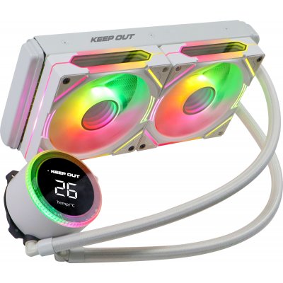 XWC-240 PRO Procesador Kit de refrigeración líquida 12 cm Blanco