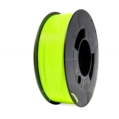Filamento 3D PLA - Diametro 1.75mm - Bobina 1kg - Color Amarillo Fluorescente