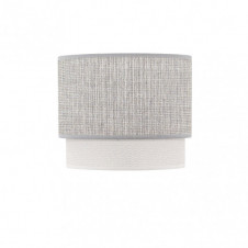 Pantalla Sobremesa Kenya E14 Gris/blanco 18Dx16dx15h