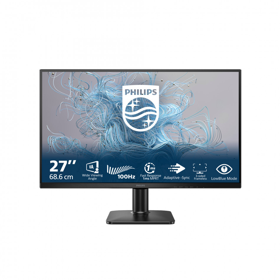 1000 series 27E2N1100L/00 pantalla para PC 68,6 cm (27") 1920 x 1080 Pixeles Full HD LCD Negro