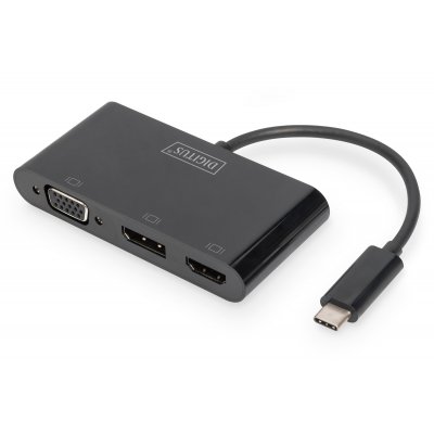 Adaptador de monitor triple USB-C? 3 en 1 (HDMI, DP, VGA)