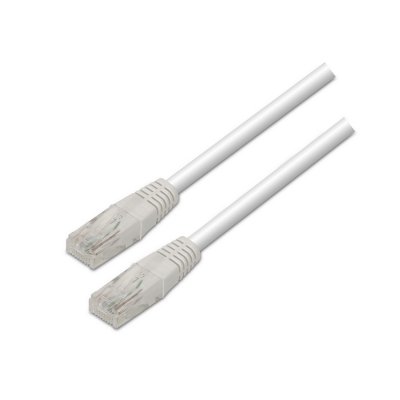 CABLE RED UTP CAT6 RJ45 AISENS 0.5M BLANCO