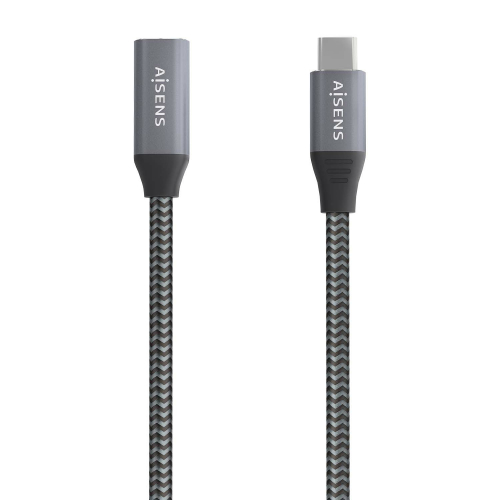 Aisens - Cable Usb 3.2 Gen2X2 Aluminio 20Gbps 8K@30Hz 5A 100W, Tipo Us