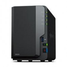 NAS SYNOLOGY DS223 /2 BAHIAS NUCLEO CUDRUPLE 1.7 GHZ /2GB DDR4/ LAN GIGABIT X1/USB 3.2 X3/SATA/HOT-SWAP/ SIN DISCOS/ REALTEK RTD1619B/HASTA 36 TB