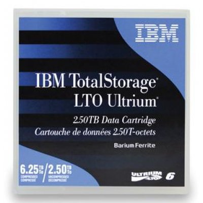 IBM Cartucho datos LTO Ultrium 6 885m 2,5 TB 00V7590