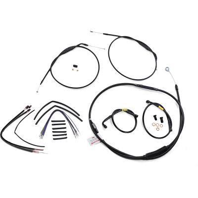 Kit de cable y línea de freno de manillar para manillares Gorilla Wide Glide BURLY BRAND B30-1215