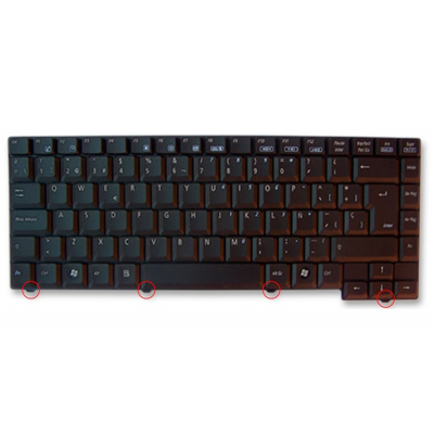 Teclado compatible para portátil ASUS Z94