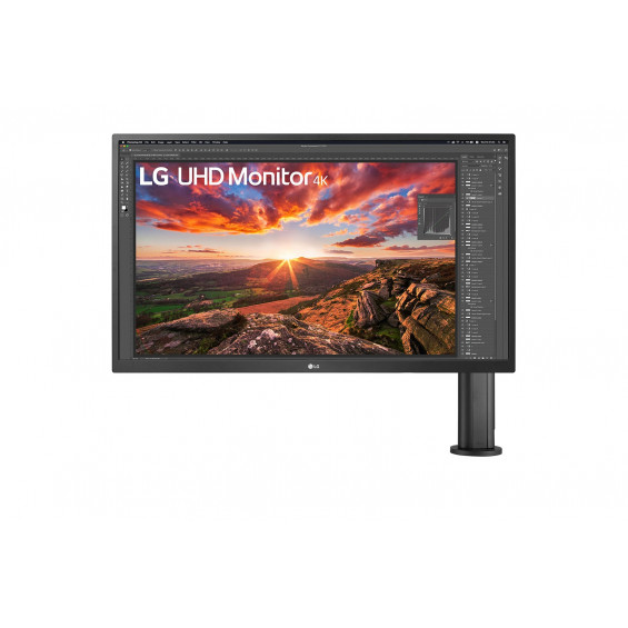 Monitor LG 27UK580-B, 27 pulgadas, 4K UHD, IPS, 60 Hz, 5 ms GtG, altura regulable, HDMI, DisplayPort, HDR10, sRGB 98% (CIE1931), negro