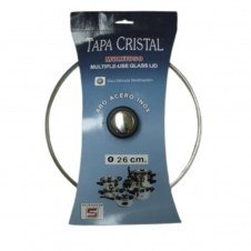 TAPA CRIS.ERSA 19006 C/VAL.ARO INOX 26CM 119006