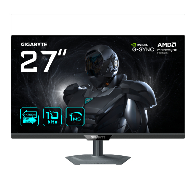 G27UP Monitor de juego 27 4K UHD - Modo dual (4K 160Hz o FHD 320Hz), 3840 x 2160, 1ms, 400 cd/m², FreeSync Premium, HDR10, HDMI 2.1, DisplayPort 1.4