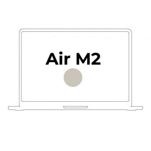 Apple Macbook Air 15 / M2 8-Core CPU/ 8Gb/ 256Gb SSD/ 10-Core GPU/ Blanco Estrella