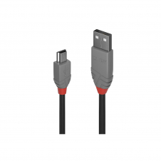 Lindy 36720 cable USB 0,2 m USB 2.0 USB A Mini-USB B Negro