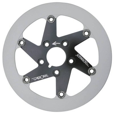 BERINGER Aeronal Stainless Steel Floating Brake Disc - Black K16LGBI K16LGBI