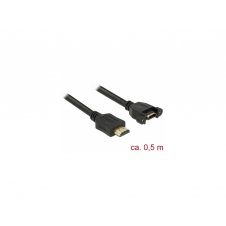DeLOCK 85463 cable HDMI 0,5 m HDMI tipo A (Estándar) Negro