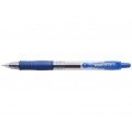 Pilot Boligrafo de gel retractil G2 Rollerball - Punta de bola redonda 0.7mm - Trazo 0.4mm - Grip ergonomico - Color Azul