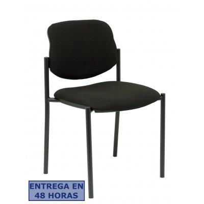Piqueras y Crespo Villalgordo Silla Fija Bali Negro Chasis Negro