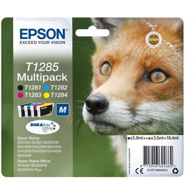 Cartucho de Tinta Original Epson T1285 Multipack/ Negro/ Cian/ Amarillo/ Magenta